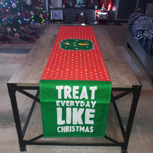 Buddy The Elf Christmas Table Runner, Christmas Table Runner - 13x72 inches - Picture 7 of 8